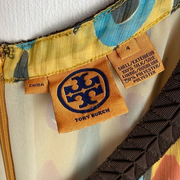 Tory Burch Sleeveless Silk Midi Dress - Picture 8 of 10